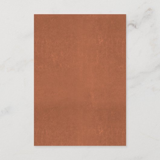 Tarwe Herfst Sinaasappel bruiloft Details - Inform Informatiekaartje (Achterkant)