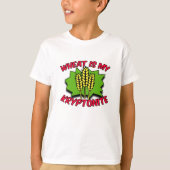 Tarwe is mijn kryptoniet t-shirt (Voorkant)