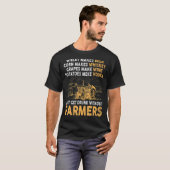 Tarwe maakt beer corn mais whiskey no farmer d t-shirt (Voorkant volledig)