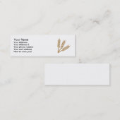 tarwe mini visitekaartje (Voorkant / Achterkant)