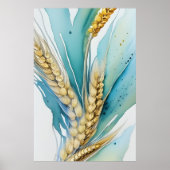 Tarwe, niet-ingemaakt poster (Voorkant)