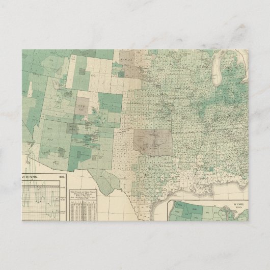 Tarwe per ingezaaide hectare briefkaart (Voorkant)