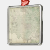 Tarwe per vierkante mijl metalen ornament (Links)