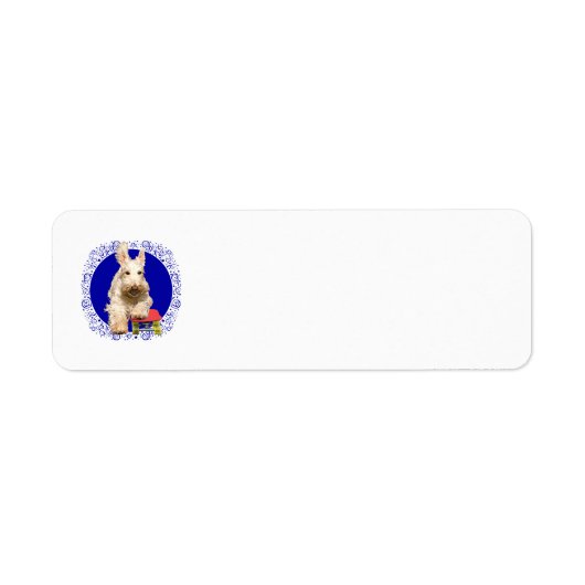 Tarwe SCOTTIE Retouradreslabels Etiket (Voorkant)