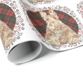 Tarwe Scottie Tartan Cadeaupapier (Rol Hoek)