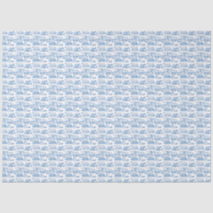 TARWE Terrier Frans Blauw Toile Tissuepapier