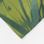 Tarwe Terrier Hond Spring Bloemen Schilderen Fleece Deken (Hoek)