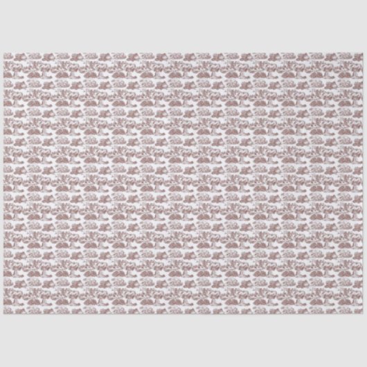 TARWE Terrier Sepia Toile Tissuepapier (Voorkant)