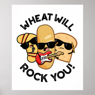 Tarwe Zal Je Raken Om Grappige Voedsel Puns  Poster