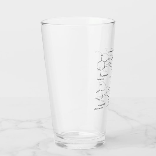 tarwebier chemische formule glas tumbler (Rechts)