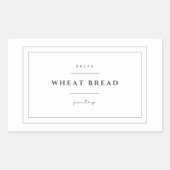 Tarwebrood Etiket Stickers (Voorkant)