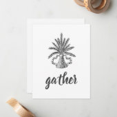 Tarwebundel Notitiekaartje (Voorkant / Achterkant in situ)