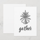 Tarwebundel Notitiekaartje (Voorkant / Achterkant)