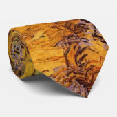Tarwehalmen door Vincent van Gogh Stropdas (Opgerold)
