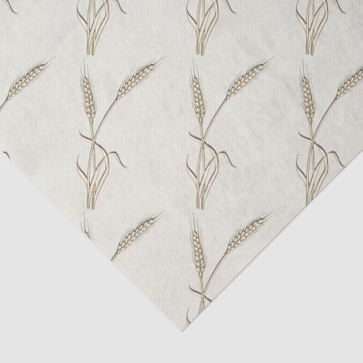 Tarweland bruiloft single gras tissuepapier (Detail)