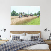 Tarweoogsttijd__ Central New Jersey Canvas Afdruk (Insitu (Slaapkamer))
