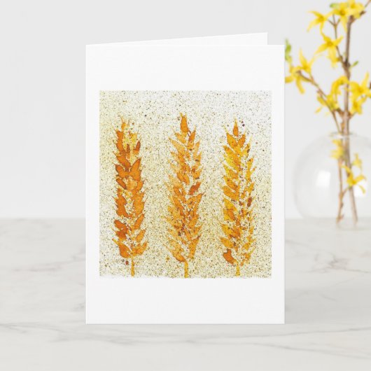 Tarweoorten Kaart (Gele Bloem)