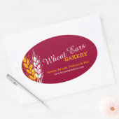 Tarweoren bakkers bakkerij bakken cadeau stickers (Envelop)