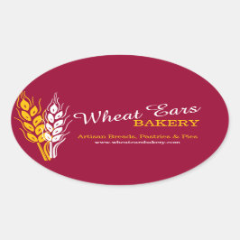 Tarweoren bakkers bakkerij bakken cadeau stickers