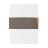 Tarweoren grafische bakkerij gebakken goederen bru uitnodigingen wikkel (Achterkant Voorbeeld)