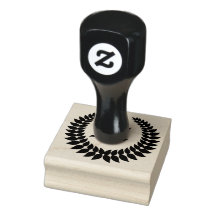 Tarweoren Monogram Initiaal Rubber Stamp