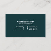 Tarweschoof - Boer Visitekaartje (Achterkant)