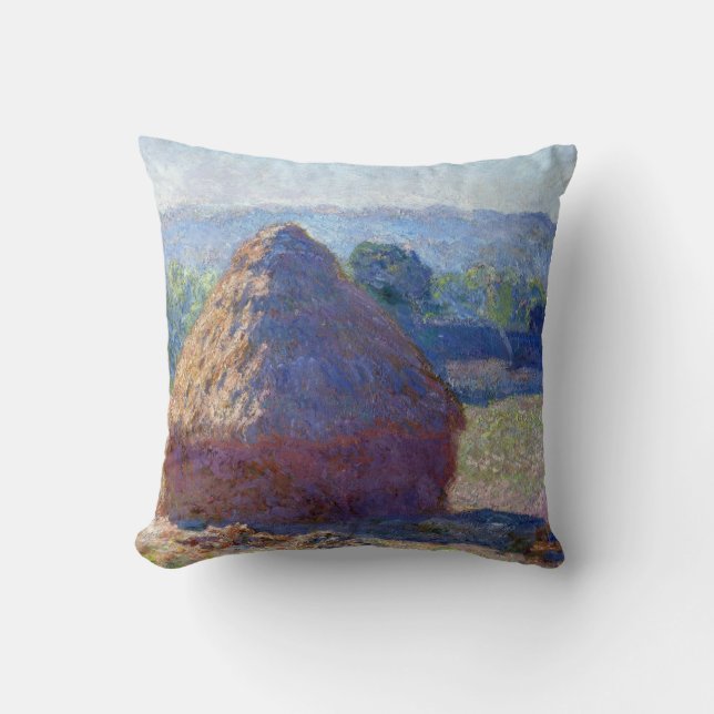 Tarwestakken (einde van de zomer), Monet Kussen (Voorkant)