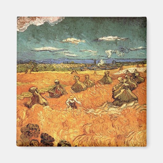 tarwestapels met papier magneet (Voorkant)