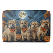 Tarweterriër Halloween Spooky Badmat (Voorkant)
