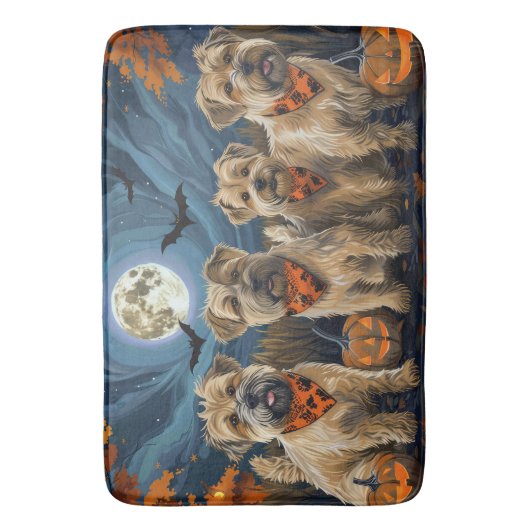 Tarweterriër Halloween Spooky Badmat (Voorkant Verticaal)