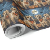 Tarweterriër Halloween Spooky Cadeaupapier (Rol Hoek)