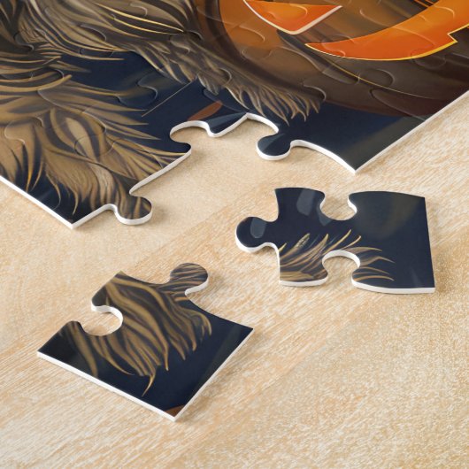 Tarweterriër Halloween Spooky Legpuzzel (Zijkant)