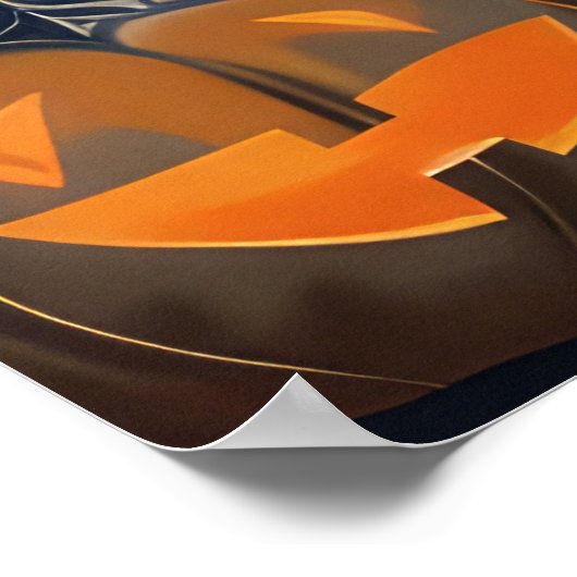 Tarweterriër Halloween Spooky Poster (Hoek)