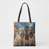 Tarweterriër Halloween Spooky Tote Bag (Voorkant)