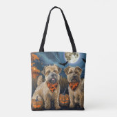 Tarweterriër Halloween Spooky Tote Bag (Achterkant)