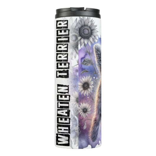 Tarweterriër: zonovergoten splash thermosbeker (Achterkant)