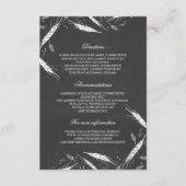 Tarweval Wedding Details - Informatie Informatiekaartje (Voorkant)