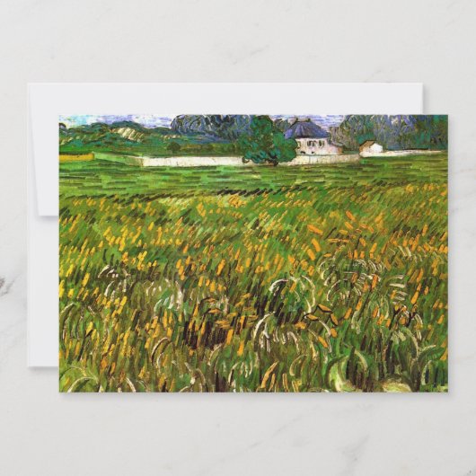 Tarweveld bij Auvers van Vincent van Gogh (Voorkant)