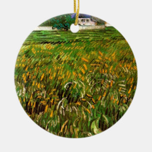 Tarweveld bij Auvers van Vincent van Gogh Keramisch Ornament