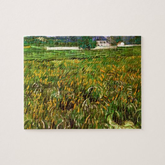 Tarweveld bij Auvers van Vincent van Gogh Legpuzzel (Horizontaal)