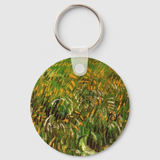 Tarweveld bij Auvers van Vincent van Gogh Sleutelhanger (Voorkant)