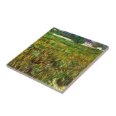Tarweveld bij Auvers van Vincent van Gogh Tegeltje (Zijkant)