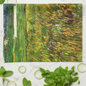 Tarweveld bij Auvers van Vincent van Gogh Theedoek (Gevouwen)