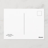 Tarweveld bij zonsondergang, briefkaart (Achterkant)