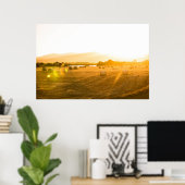 Tarweveld | Dornoch, North Scotland, UK Poster (Thuiskantoor)