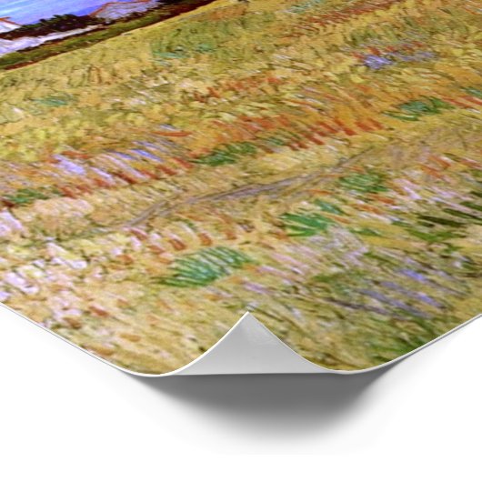 Tarweveld (F564) Van Gogh Fine Art Poster (Hoek)