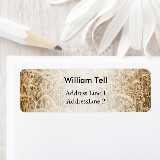 Tarweveld, Gouden granen Etiket (Insitu)
