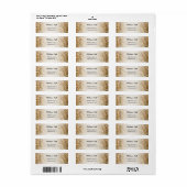 Tarweveld, Gouden granen Etiket (Full Sheet)