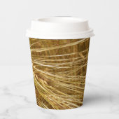 Tarweveld. Het is oogsttijd! Papieren Bekers (Achterkant)