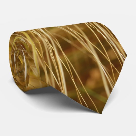 Tarweveld. Het is oogsttijd! Stropdas (Opgerold)